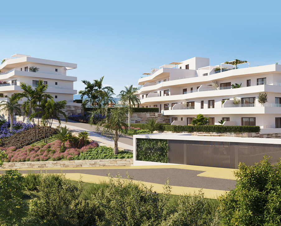 Apartments in La Gaspara with panoramic sea views