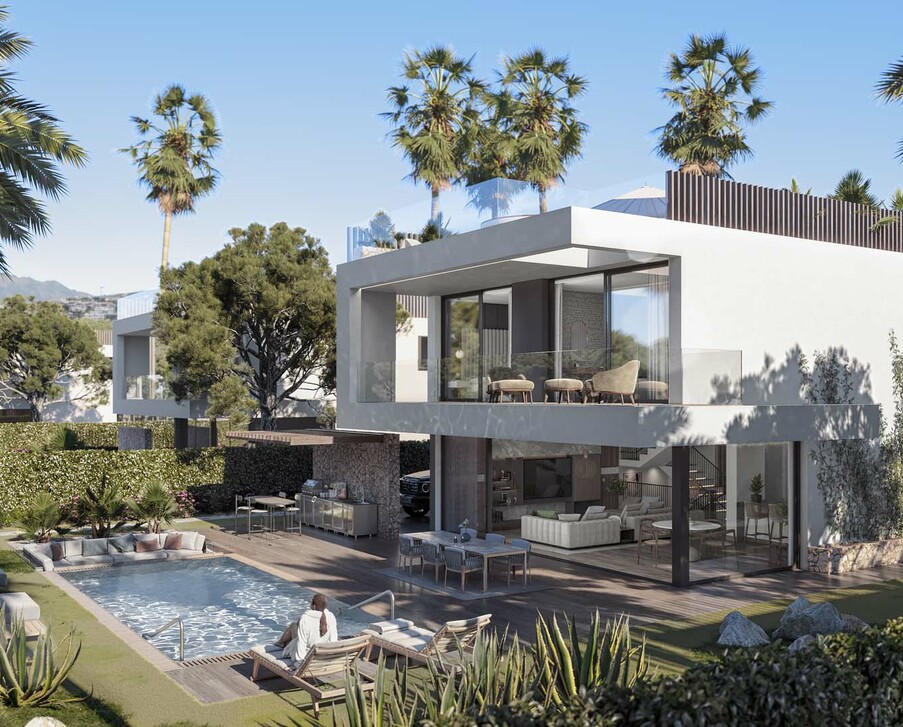 The exclusive houses El Campanario in Estepona