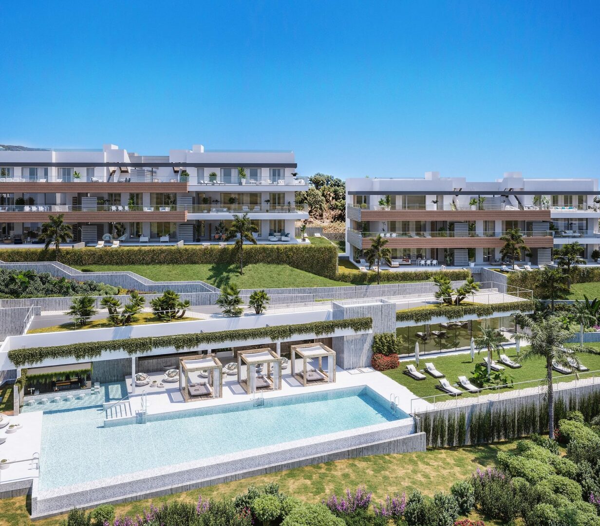 Complex rezidențial de apartamente în Marbella, înconjurat de natură