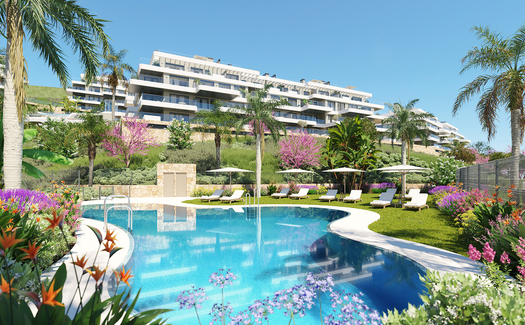 Proyecto residencial superior junto al campo de golf en La Cala de Mijas