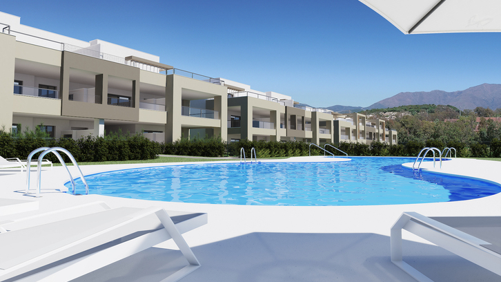 Apartments by the beach in Casares Costa