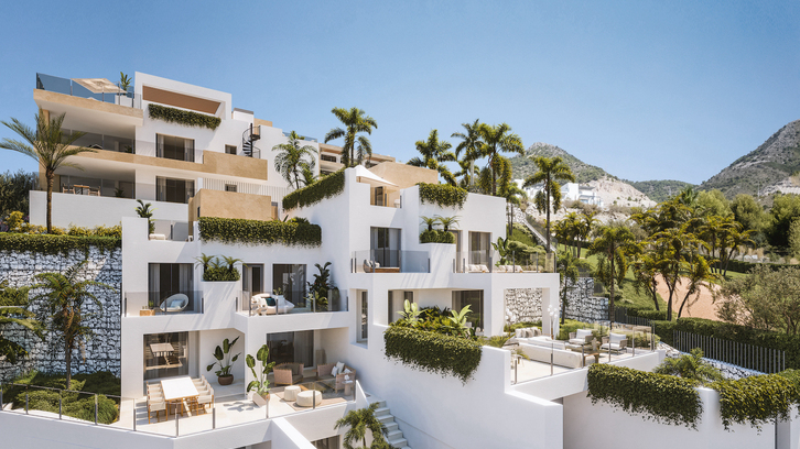 Apartments und Stadthäuser mit einzigartigem Blick auf das Meer und die Berge