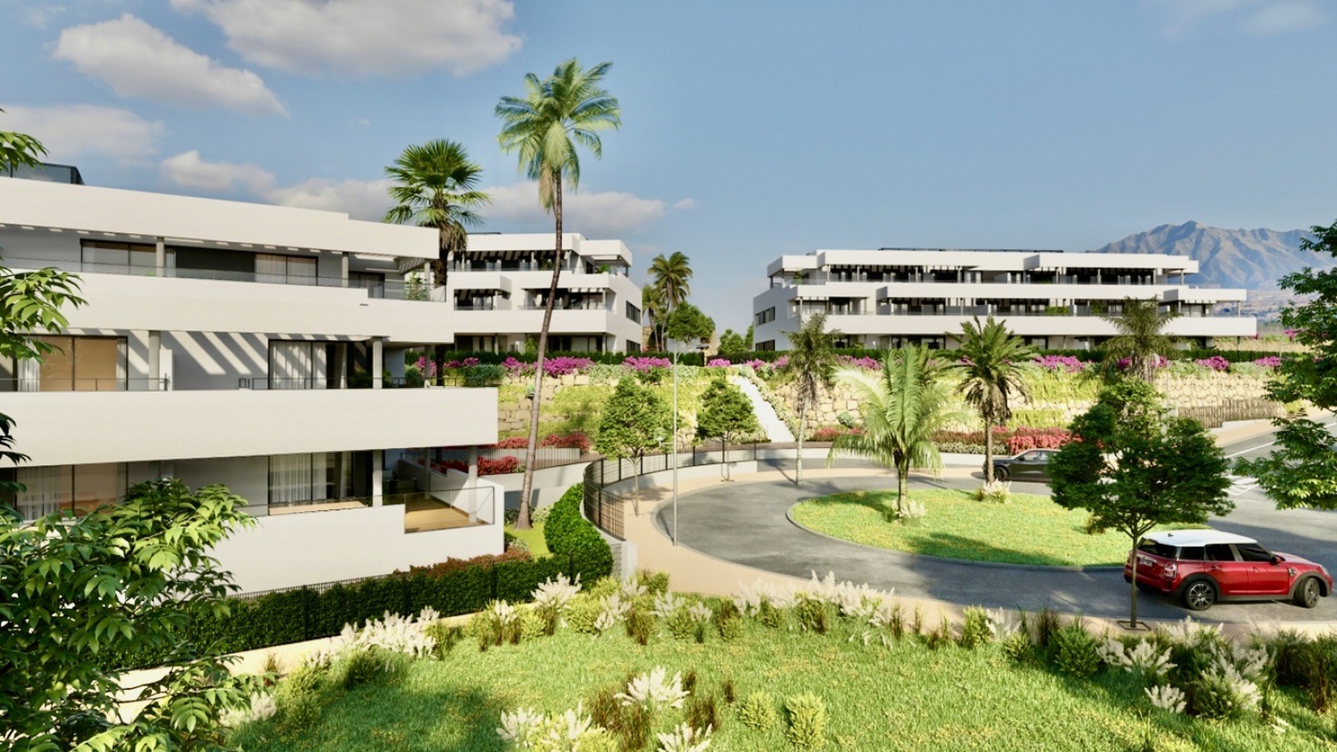 Appartementen op een rustige locatie aan zee en de golfbaan