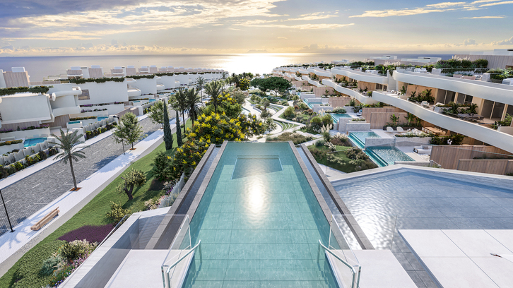 Spectaculaire woningen aan het strand in Marbella