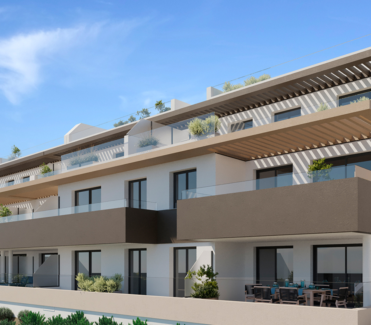 Appartementencomplex aan het strand in Estepona