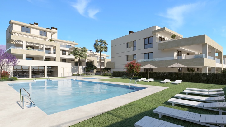 Complex de apartamente lângă plajă lângă Estepona