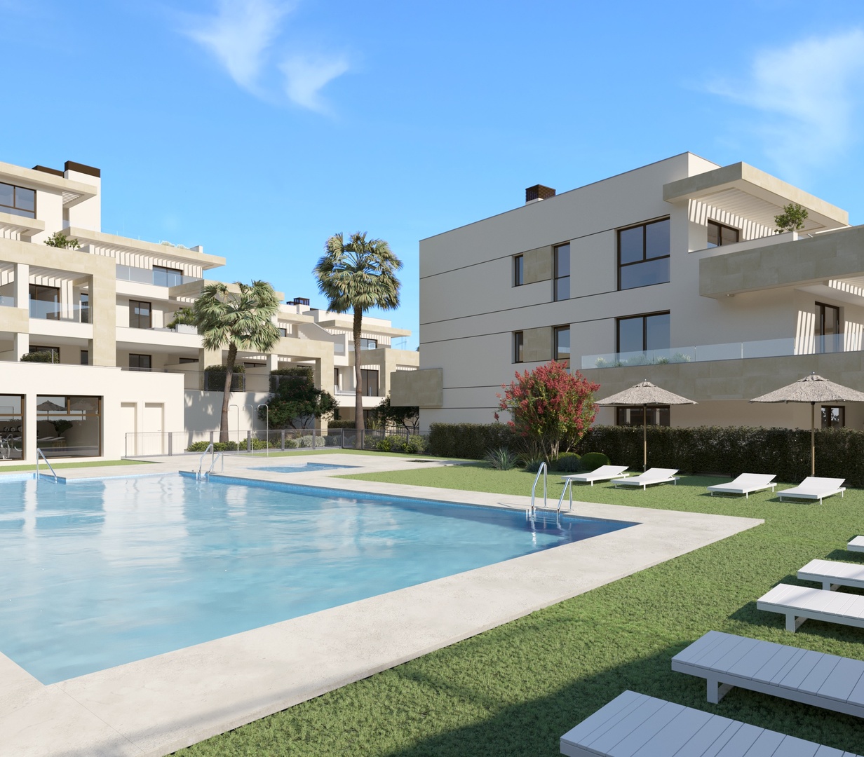 Complex de apartamente lângă plajă lângă Estepona