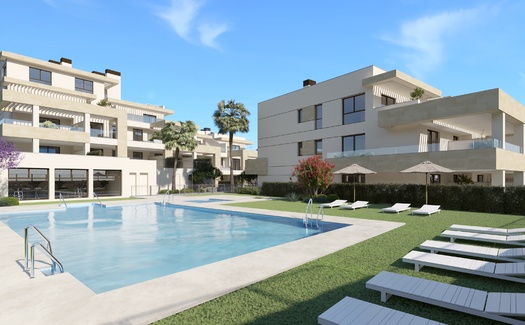 Appartementencomplex vlakbij het strand nabij Estepona