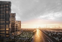 A unique skyscraper residential complex of luxury apartments and villas on the edge of downtown Dubai