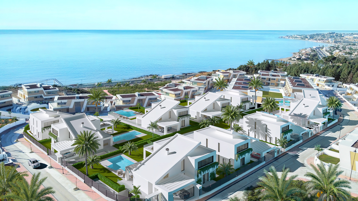 Villas premium cerca de la playa en el campo de golf El Chaparral