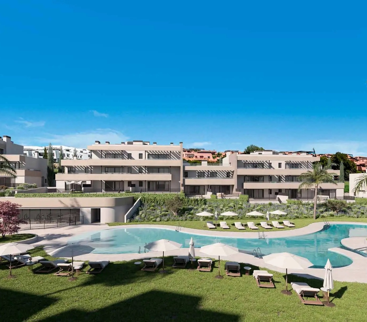 Apartamentos modernos justo al lado del campo de golf en Casares Costa