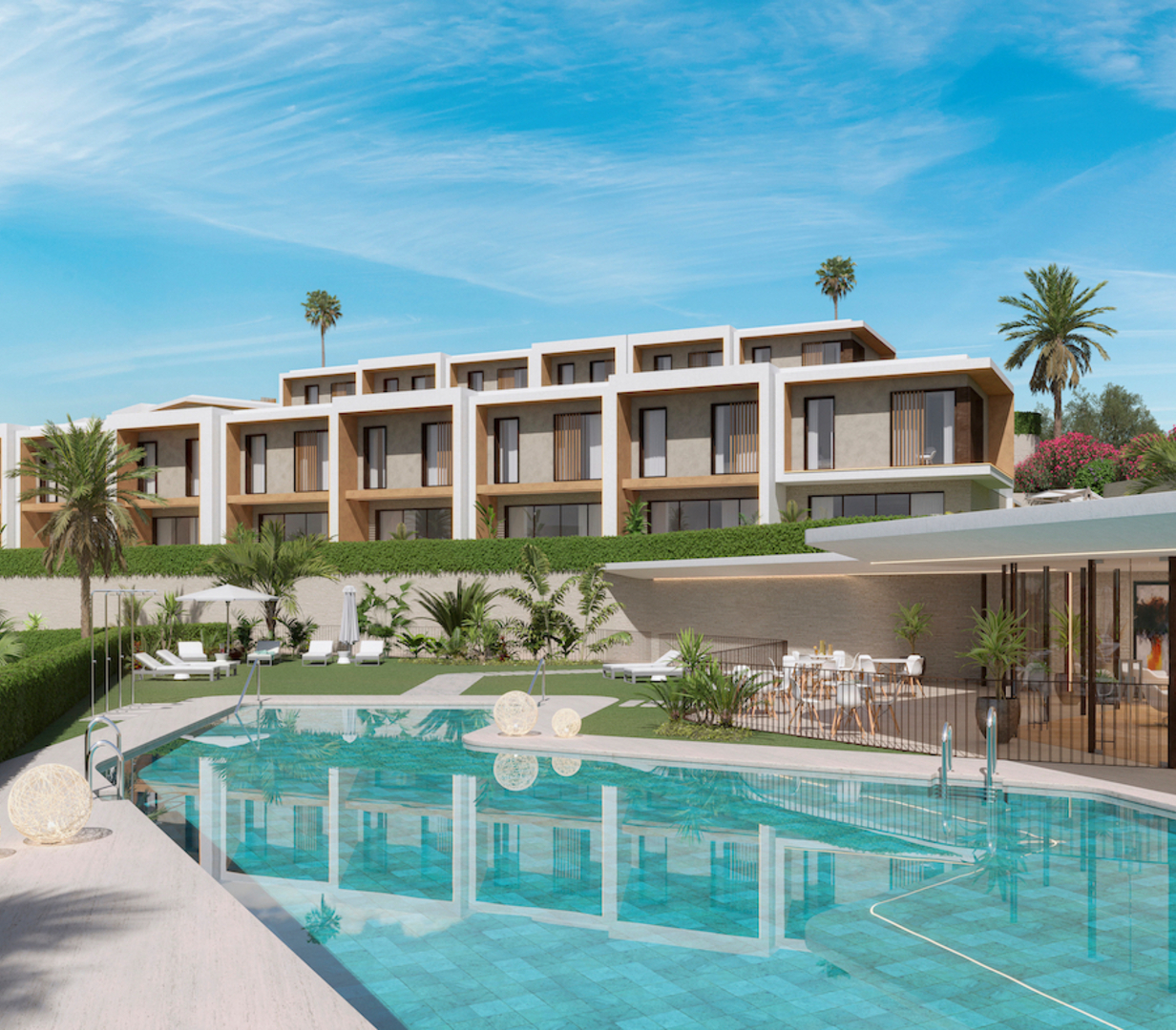 Maisons de ville avec vue sur la mer à La Cala de Mijas