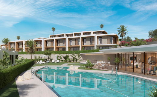 Maisons de ville avec vue sur la mer à La Cala de Mijas