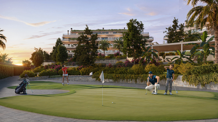 Apartamentos y áticos únicos con vistas al mar en el campo de golf El Chaparral