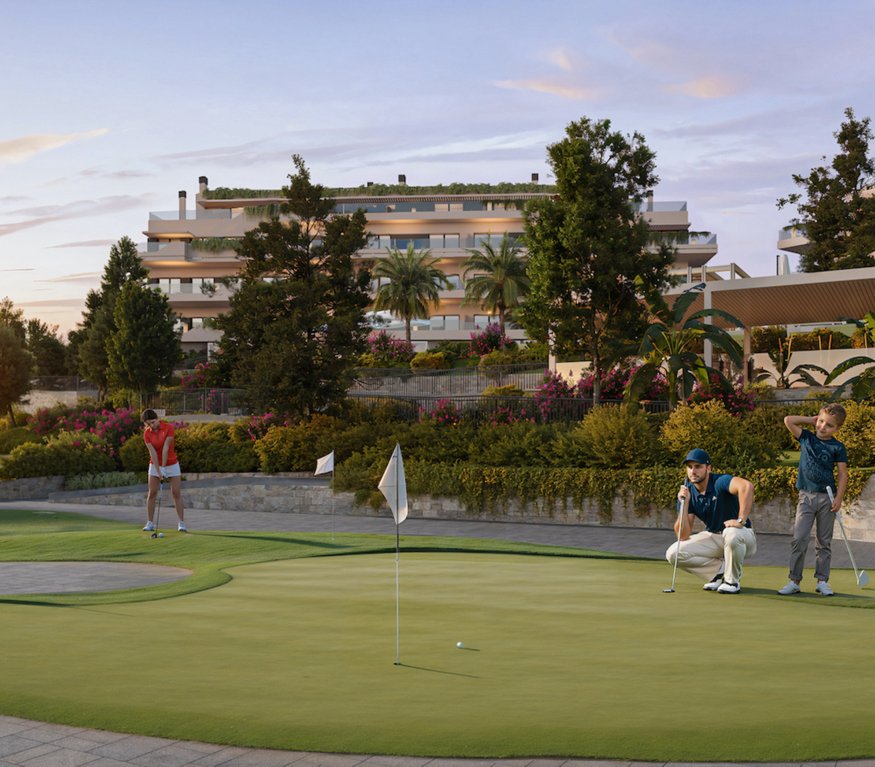 Apartamentos y áticos únicos con vistas al mar en el campo de golf El Chaparral