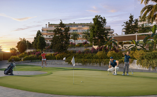 Apartamentos y áticos únicos con vistas al mar en el campo de golf El Chaparral