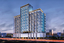 An elegant residential complex in Jumeirah Village Circle near The Circle Mall