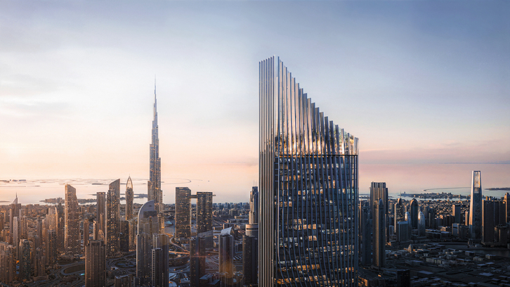 World's tallest residential building under construction in the heart of Dubai Business Bay