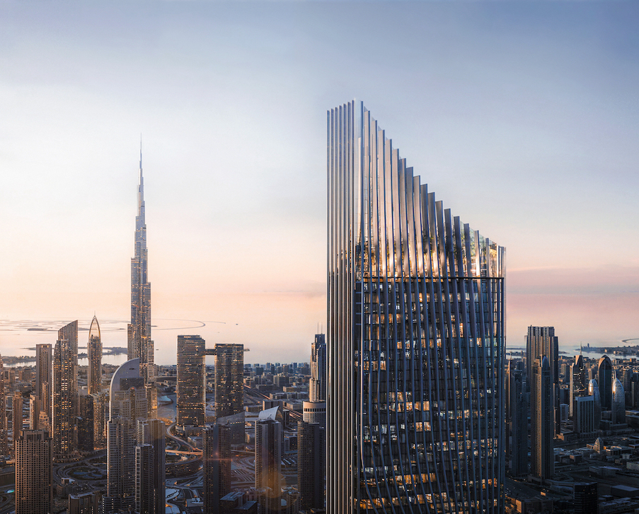 World's tallest residential building under construction in the heart of Dubai Business Bay