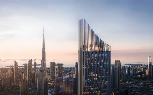 L'edificio residenziale più alto del mondo in costruzione nel cuore della Dubai Business Bay