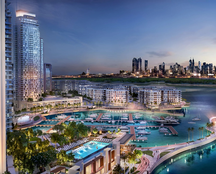 Moderne residentie in Dubai Creek Harbour