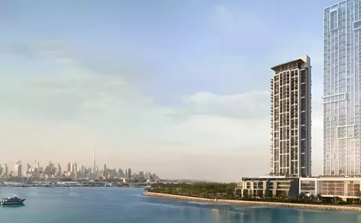 Viață de lux cu vederi panoramice în orașul maritim Dubai