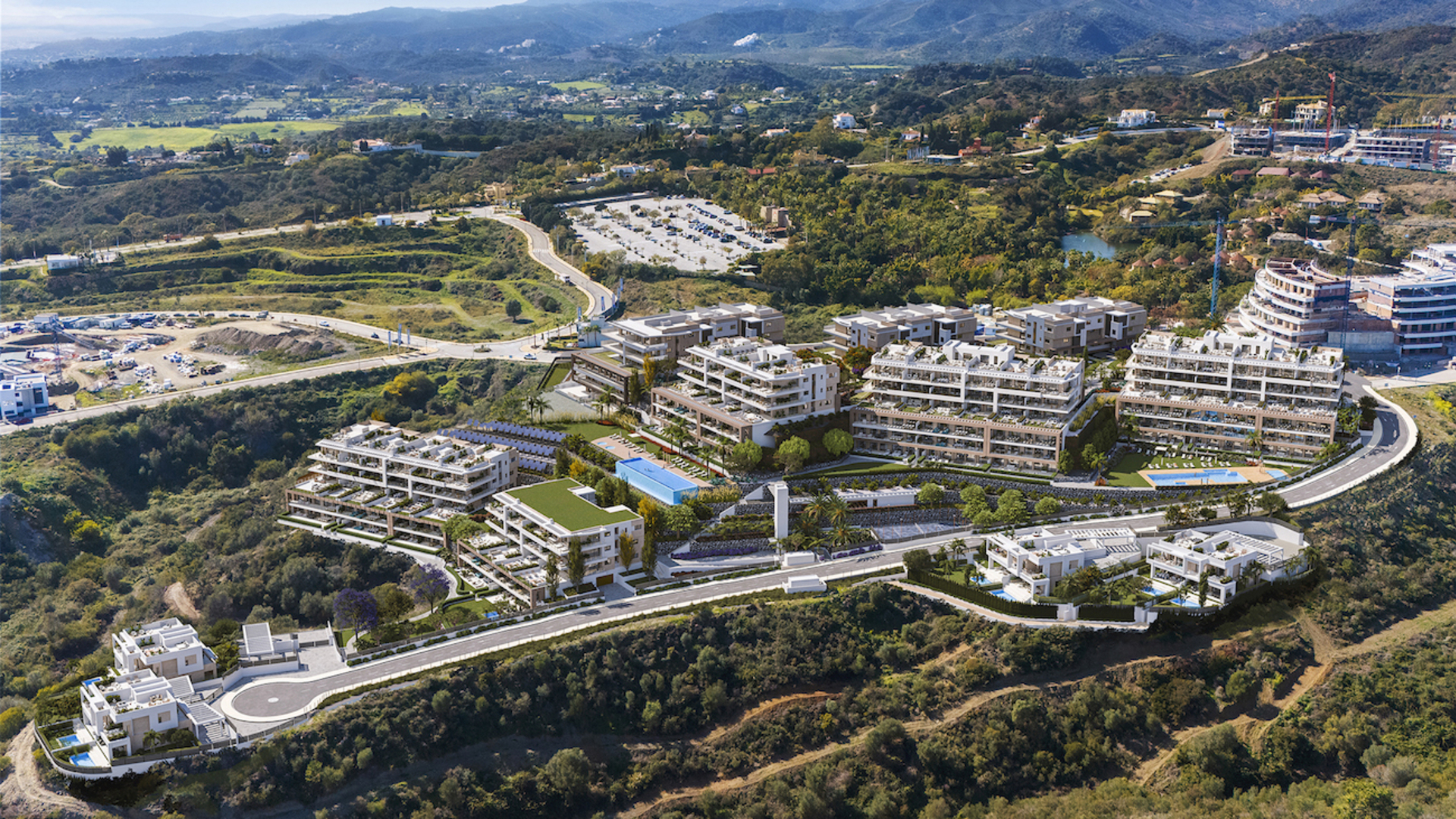 Luxusapartments und Penthäuser mit Meerblick in der Nähe des Golfplatzes La Resina